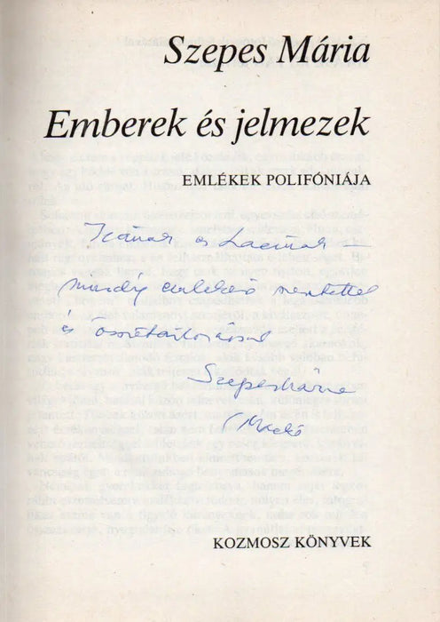 Emberek és jelmezek - Oskola Antikvárium