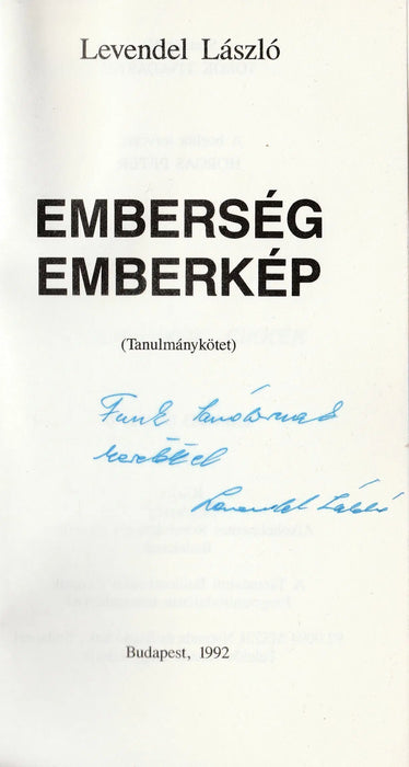 Emberség emberkép - Oskola Antikvárium