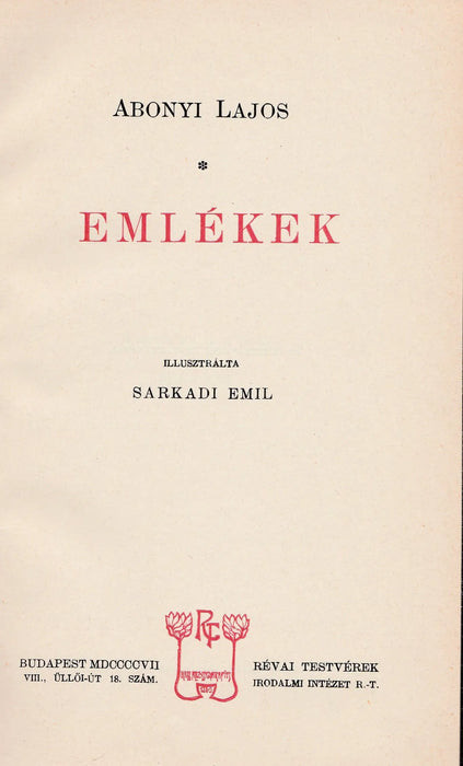 Emlékek - Oskola Antikvárium