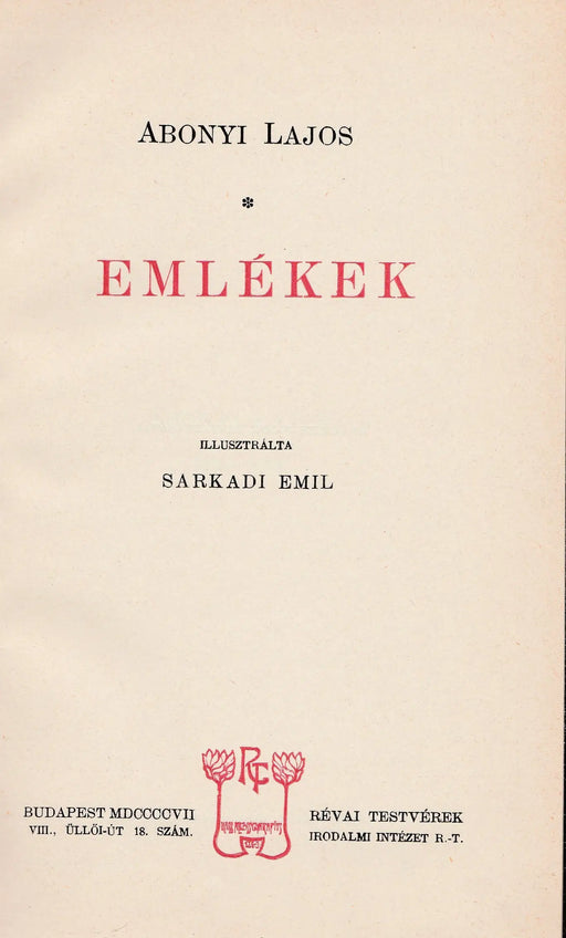 Emlékek - Oskola Antikvárium