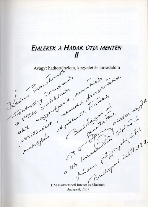 Emlékek a Hadak útja mentén II. - Oskola Antikvárium
