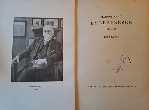Emlékezések 1848 - 1926 I - III. - Oskola Antikvárium