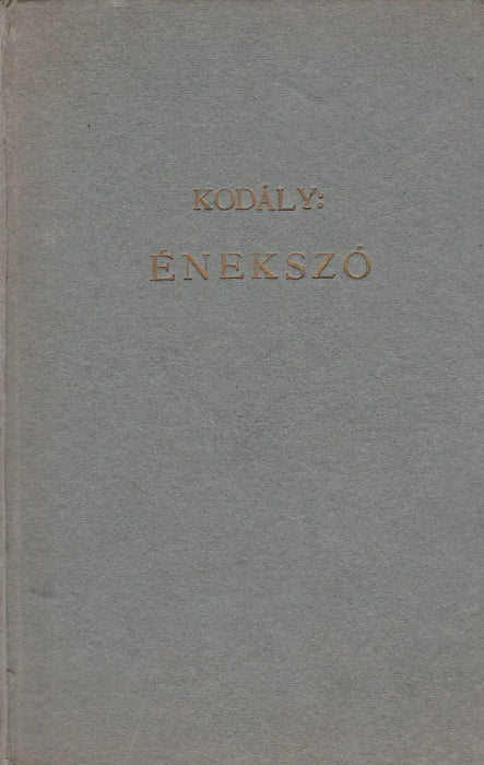 Énekszó - Oskola Antikvárium