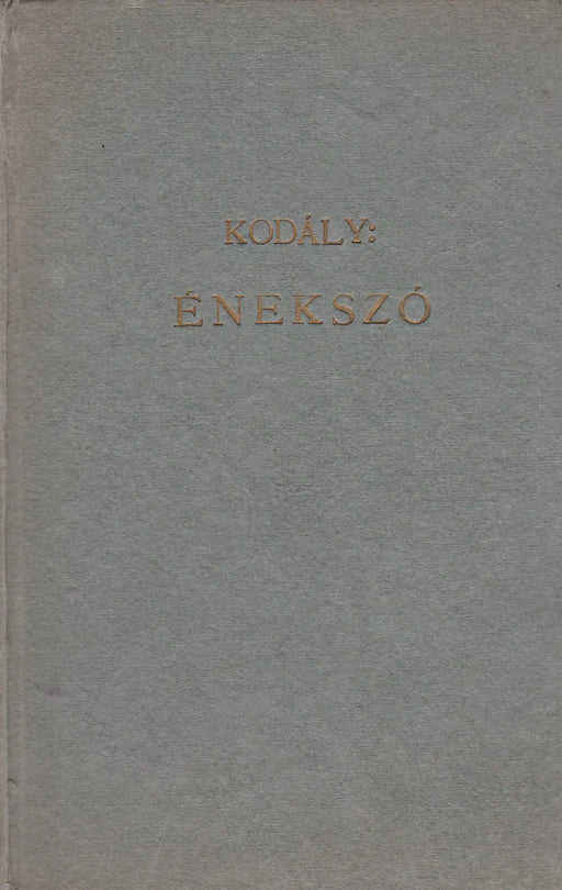 Énekszó - Oskola Antikvárium
