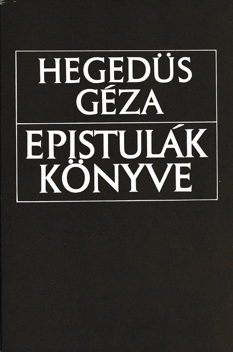 Epistulák könyve - Oskola Antikvárium