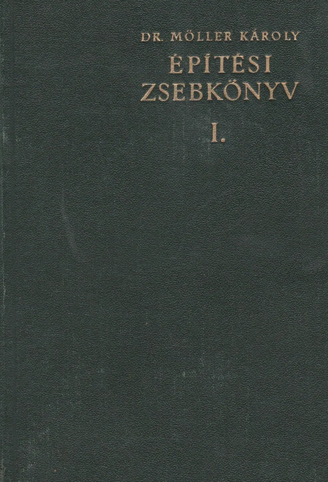 Építési zsebkönyv I - II. - Oskola Antikvárium