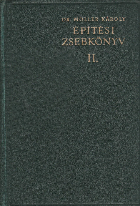 Építési zsebkönyv I - II. - Oskola Antikvárium