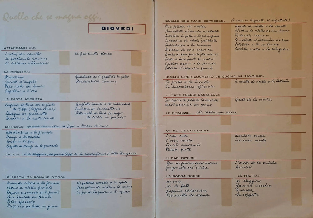 Er libro de la cucina de Giggi Fazi - Oskola Antikvárium