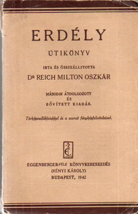 Erdély útikönyv - Oskola Antikvárium