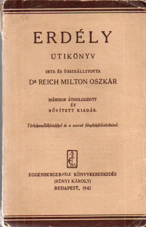 Erdély útikönyv - Oskola Antikvárium