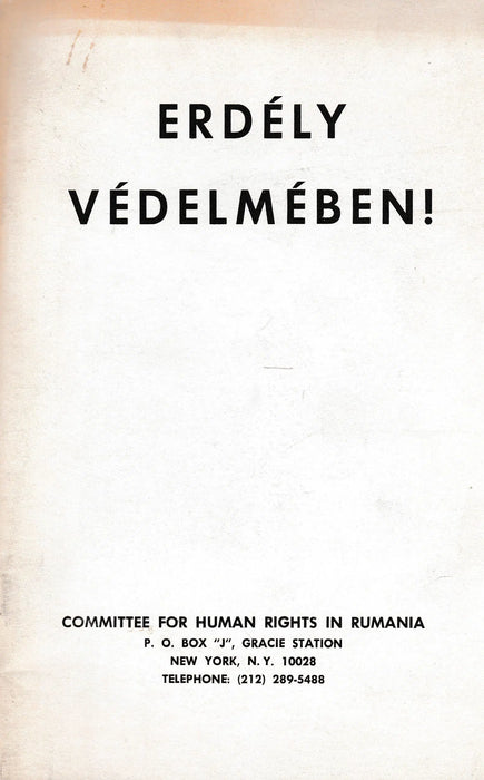Erdély védelmében! - Oskola Antikvárium