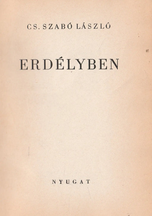 Erdélyben - Oskola Antikvárium