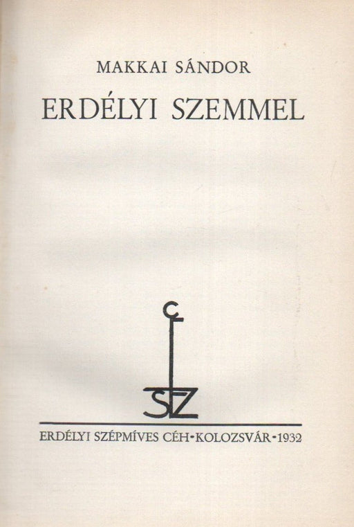Erdélyi szemmel - Oskola Antikvárium