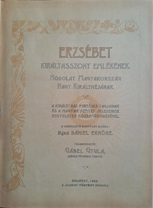 Erzsébet királyasszony emlékének - Oskola Antikvárium