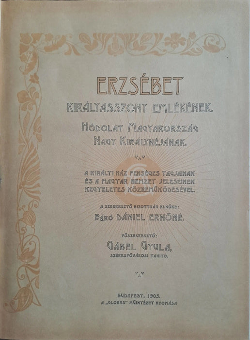 Erzsébet királyasszony emlékének - Oskola Antikvárium
