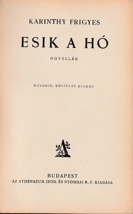 Esik a hó - Oskola Antikvárium