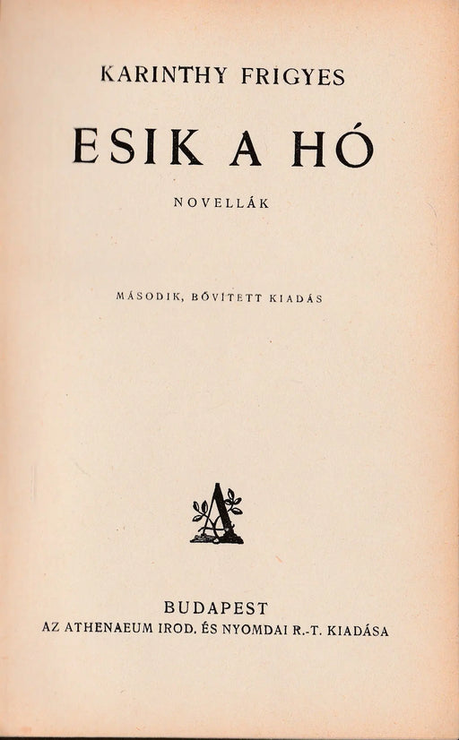 Esik a hó - Oskola Antikvárium