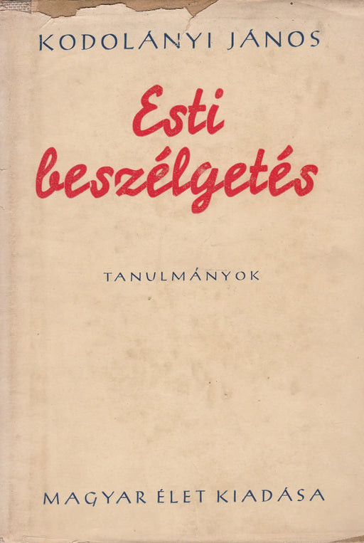 Esti beszélgetés - Oskola Antikvárium