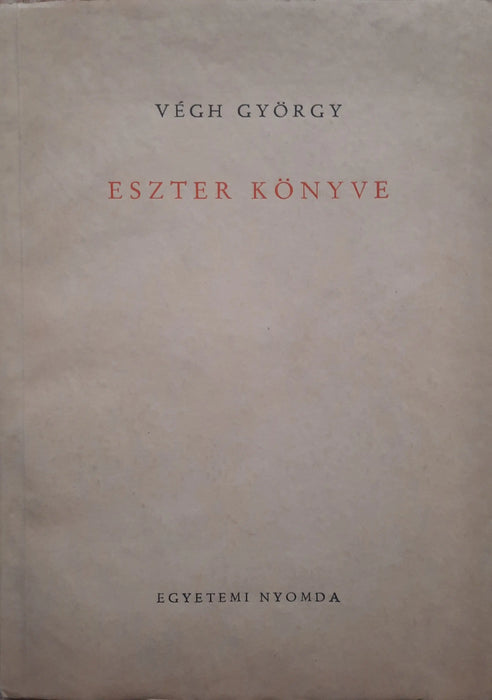 Eszter könyve - Oskola Antikvárium