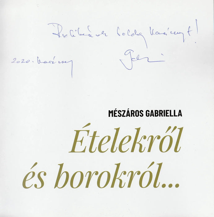 Ételekről és borokról... - Oskola Antikvárium