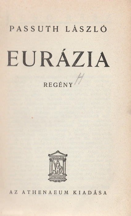 Eurázia - Oskola Antikvárium