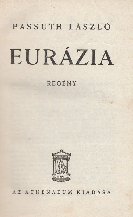 Eurázia - Oskola Antikvárium