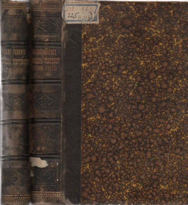 Európa története a franczia forradalom kezdetétől a bécsi congressusig (1789 - 1815) I - II. - Oskola Antikvárium