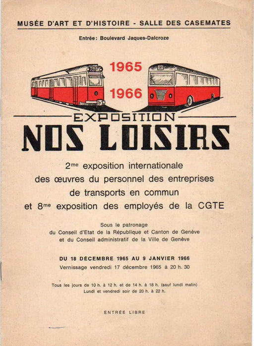 Exposition nos loisirs 1965 - 1966 - Oskola Antikvárium