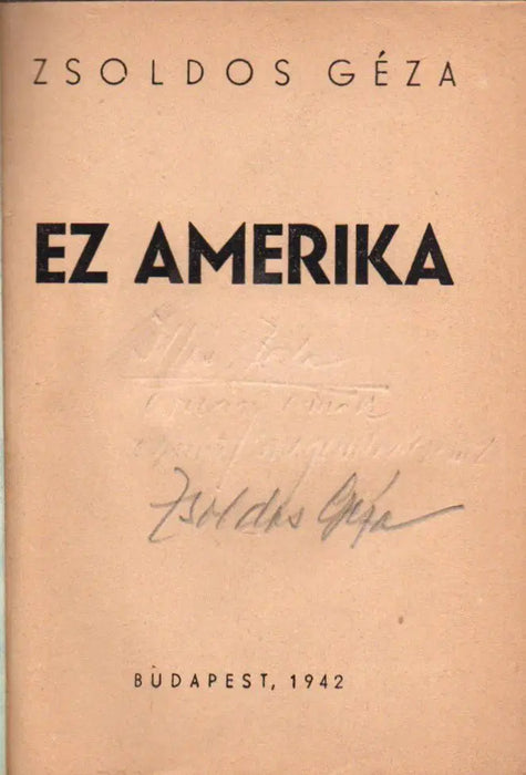 Ez Amerika - Oskola Antikvárium