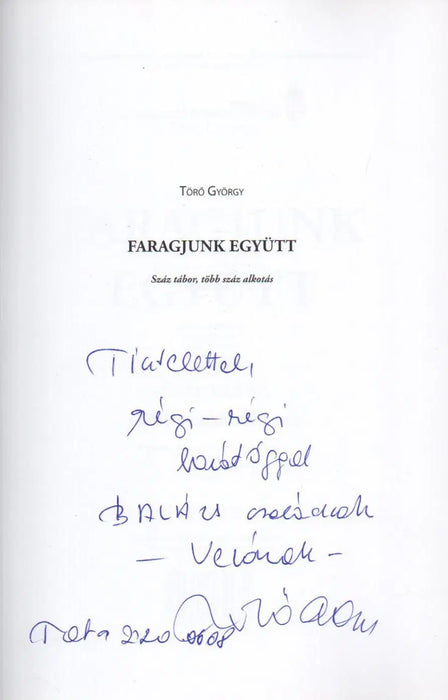 Faragjunk együtt - Oskola Antikvárium