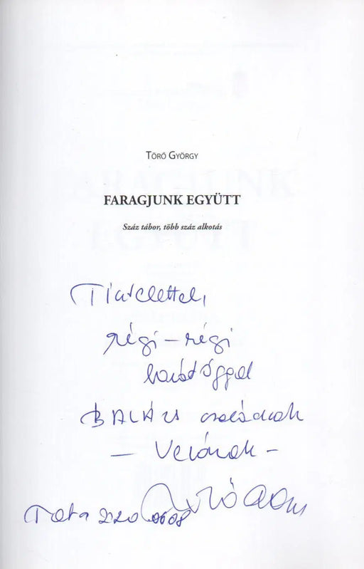 Faragjunk együtt - Oskola Antikvárium
