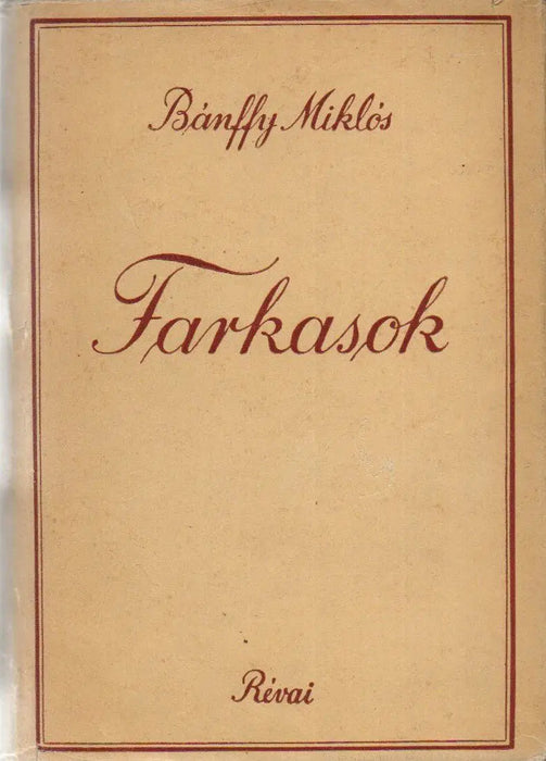 Farkasok - Oskola Antikvárium