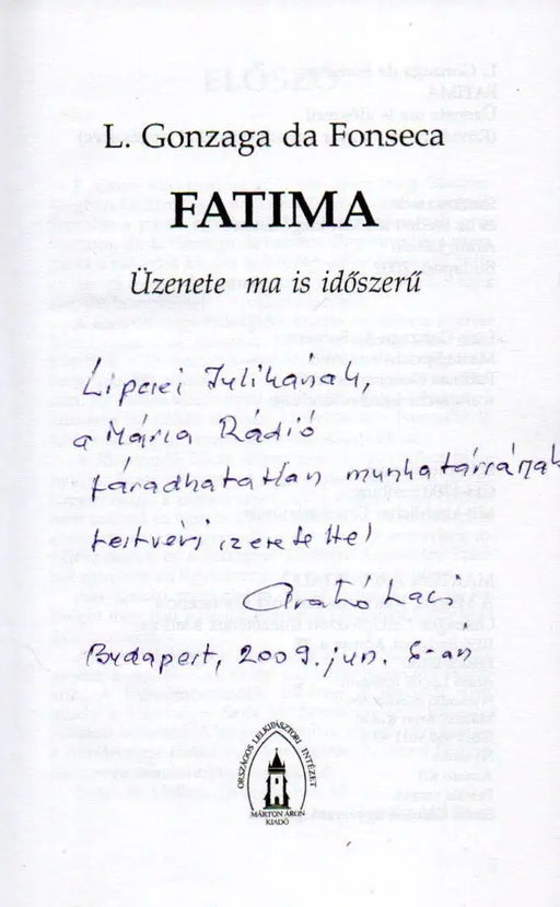 Fatima - Oskola Antikvárium