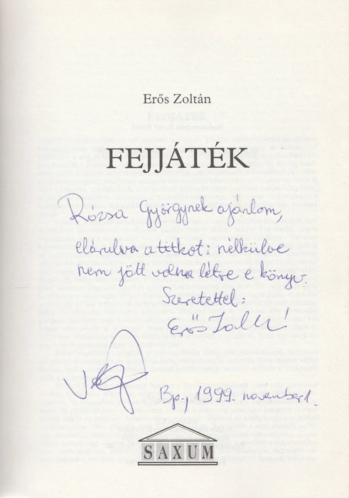 Fejjáték I - II. - Oskola Antikvárium
