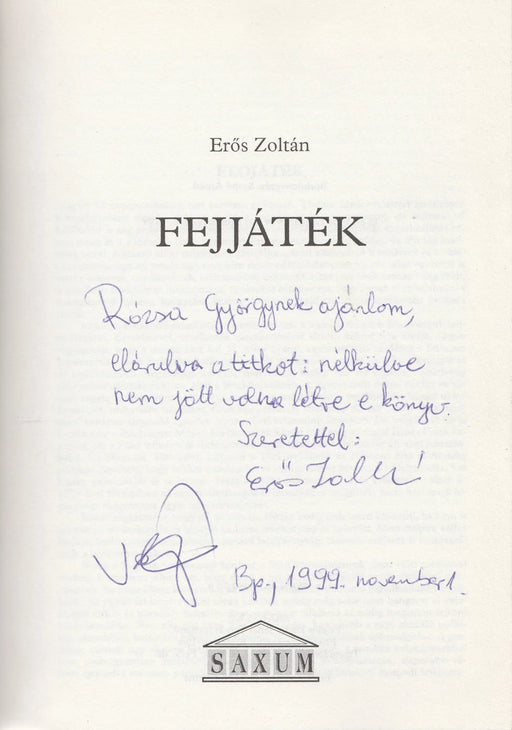 Fejjáték I - II. - Oskola Antikvárium