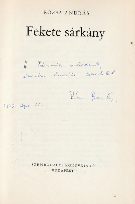Fekete bárány - Oskola Antikvárium