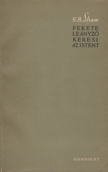 Fekete leányzó keresi az istent - Oskola Antikvárium