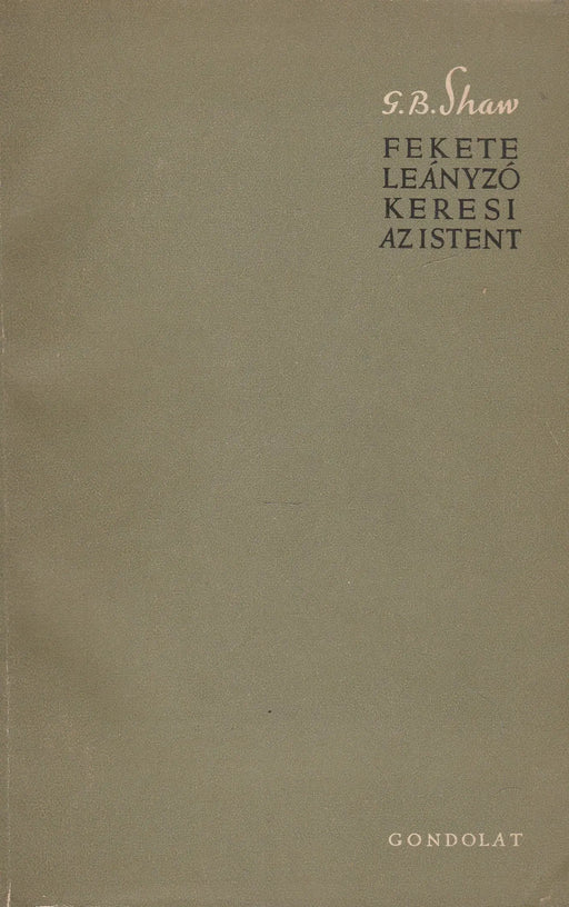Fekete leányzó keresi az istent - Oskola Antikvárium
