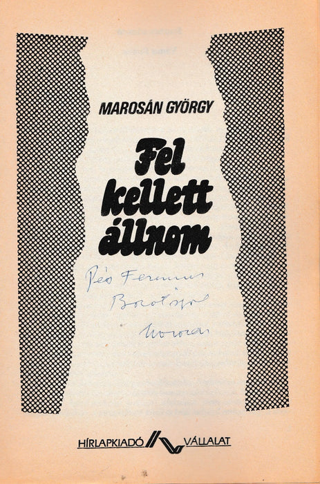 Fel kellett állnom - Oskola Antikvárium