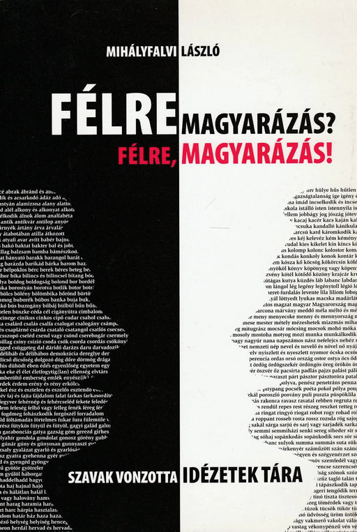 Félremagyarázás? Félre, magyarázás! - Oskola Antikvárium
