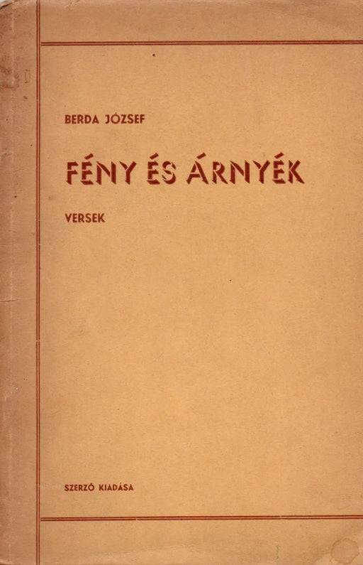 Fény és árnyék - Oskola Antikvárium