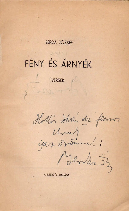 Fény és árnyék - Oskola Antikvárium