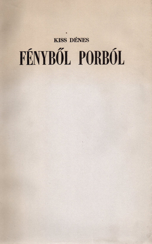 Fényből porból - Oskola Antikvárium