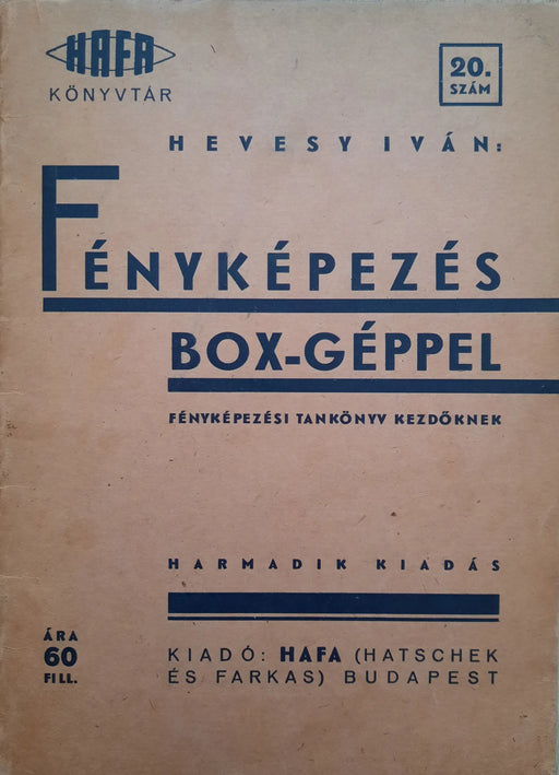 Fényképezés box - géppel - Oskola Antikvárium