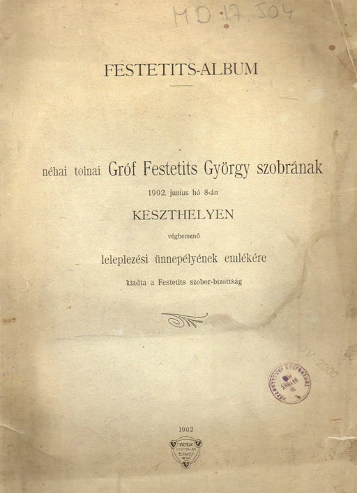 Festetits - album - Oskola Antikvárium