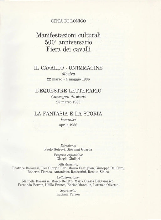Fiera di Lonigo 1486/1986 - Oskola Antikvárium