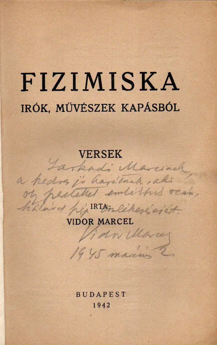 Fizimiska - Oskola Antikvárium