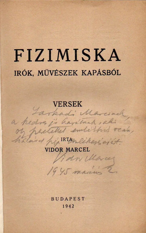 Fizimiska - Oskola Antikvárium
