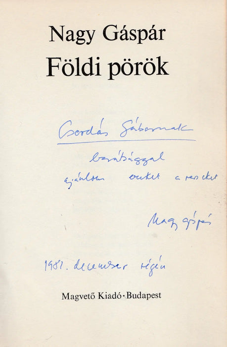 Földi pörök - Oskola Antikvárium