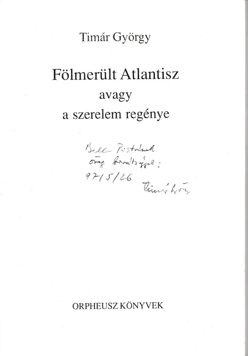 Fölmerült Atlantisz - Oskola Antikvárium